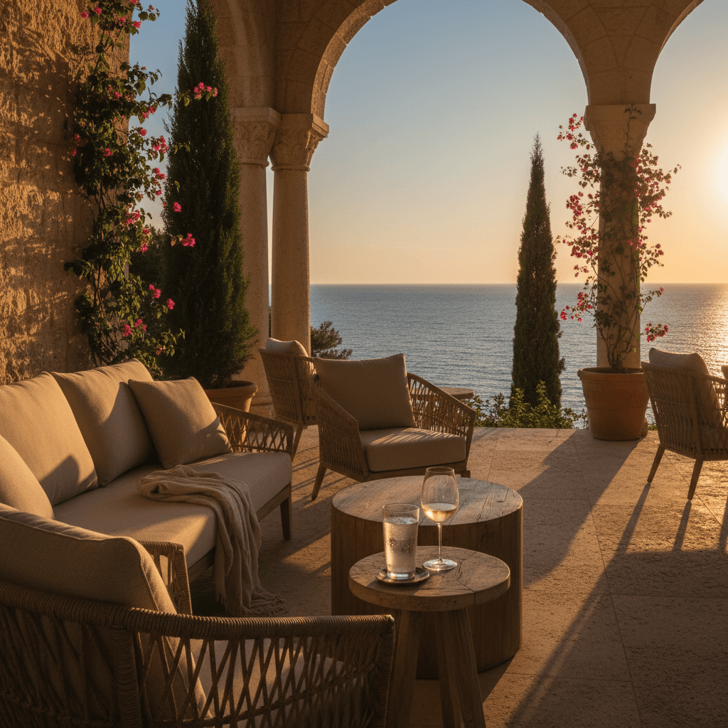 Exklusive Luxusunterkunft mit Meerblick